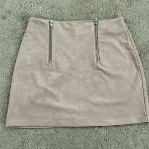 Forever 21 Faux Suede Mini Skirt